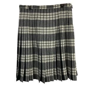 NWT $249 Pendleton ICONS Tartan Plaid Reversible Pleated Wool Skirt Sz 16